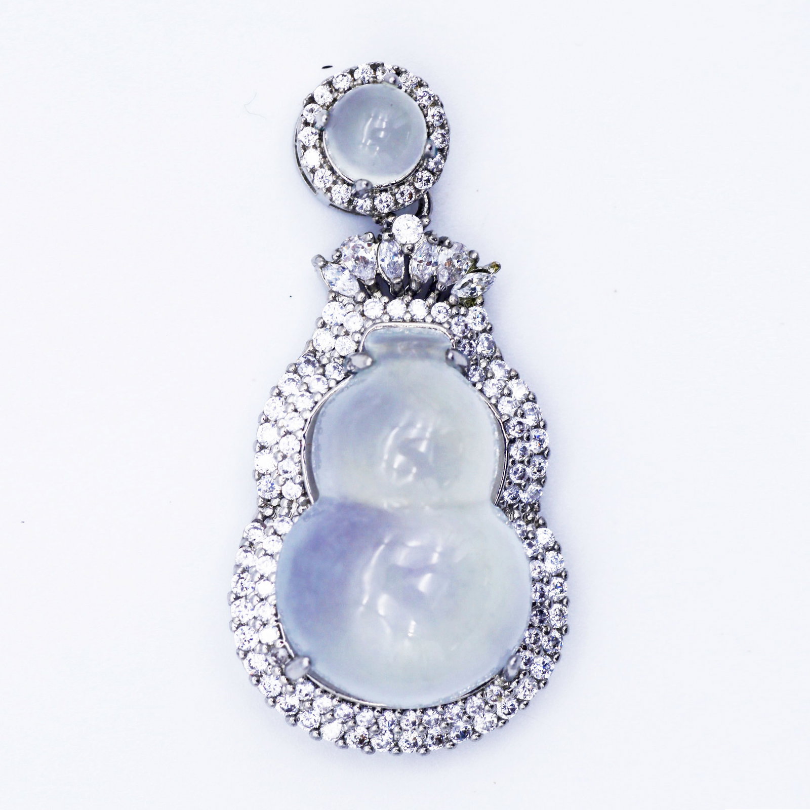 Ice Jadeite Gourd Pendant (1 of 6)