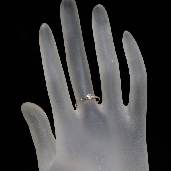 Second-hand K10YG Topaz Ring - 3