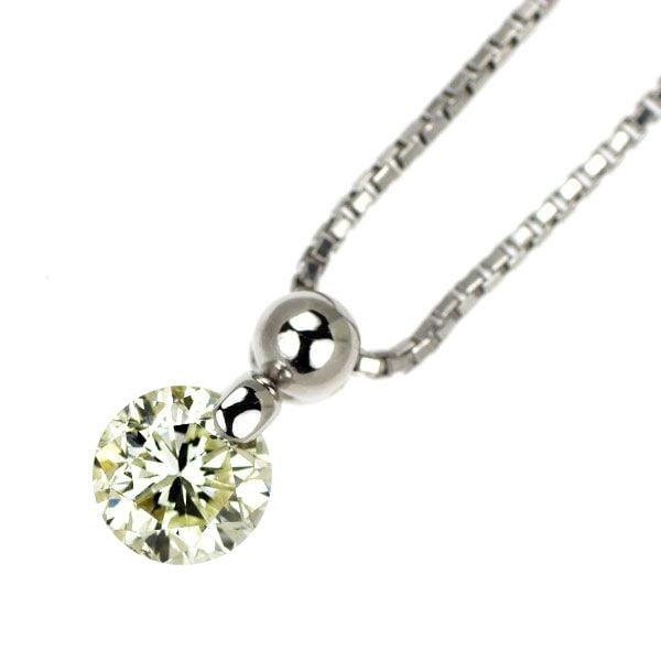 Pre-owned Pt900/Pt850 Diamond Pendant Necklace, 1.007 Carats (1 of 3)