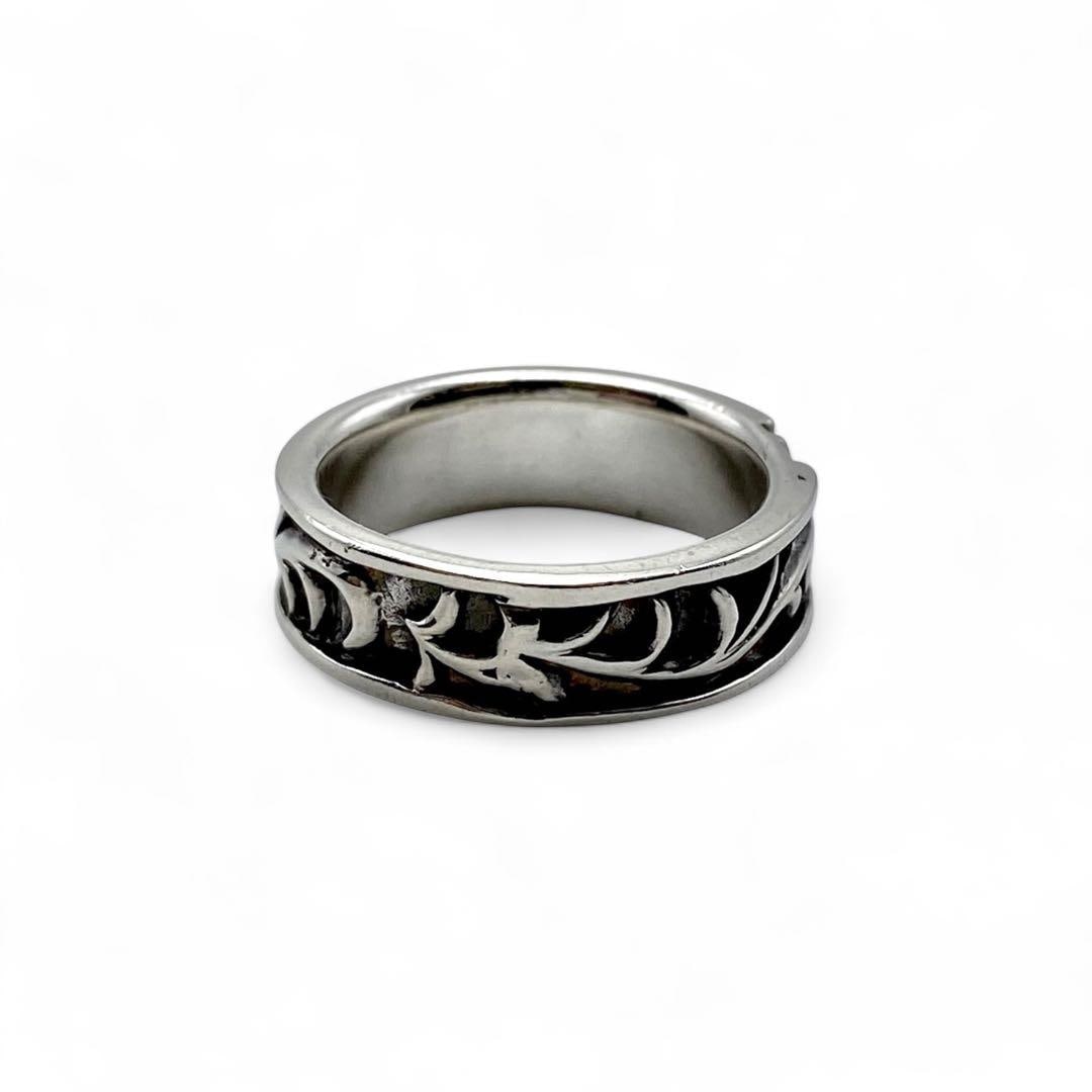 Second-hand - Arabesque Pattern Silver 925 Stamped Ring, Size 11 - 2