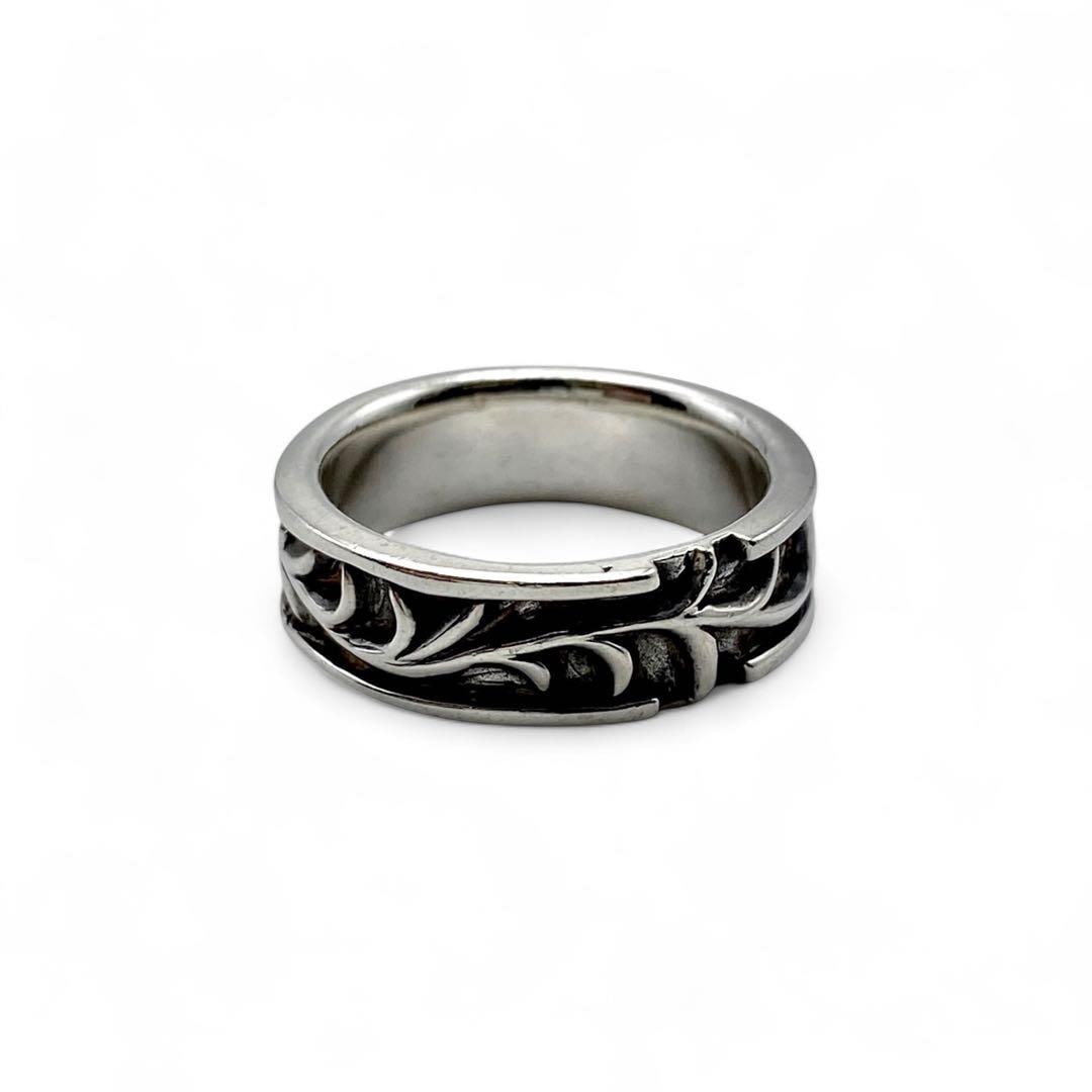 Second-hand - Arabesque Pattern Silver 925 Stamped Ring, Size 11 - 3