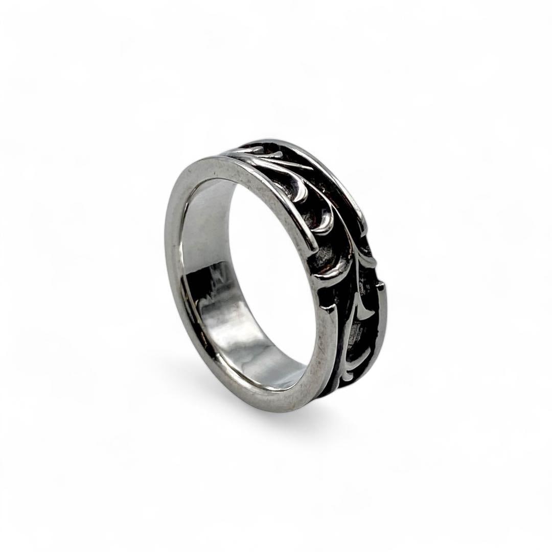 Second-hand - Arabesque Pattern Silver 925 Stamped Ring, Size 11 - 6