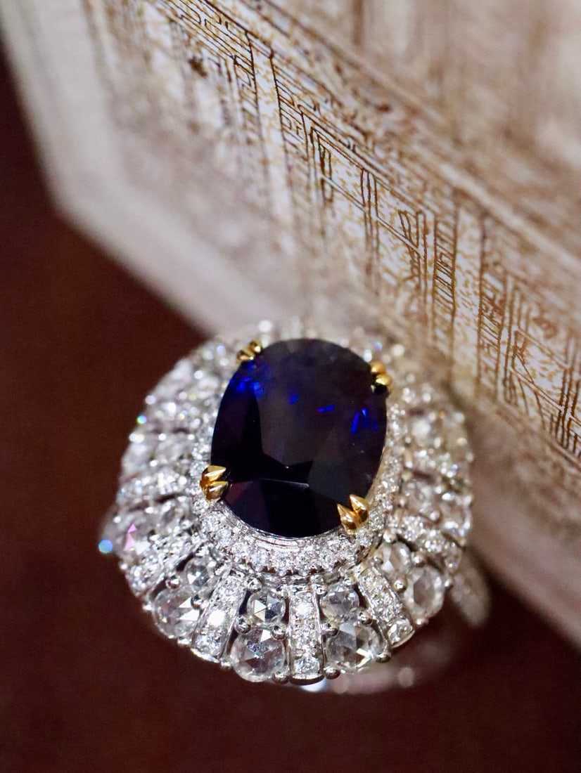 18K Gold Sapphire Ring - 2