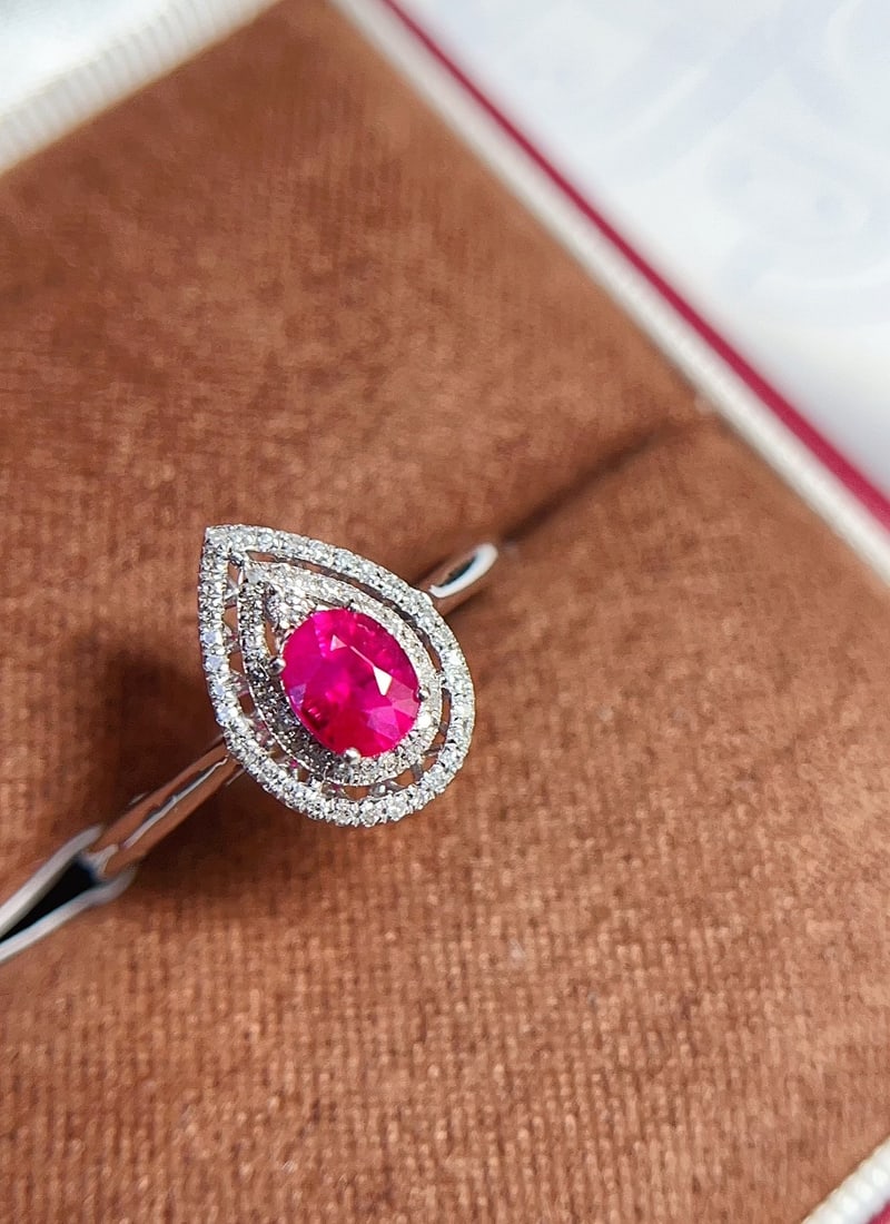 18K Gold Ruby Ring - 2