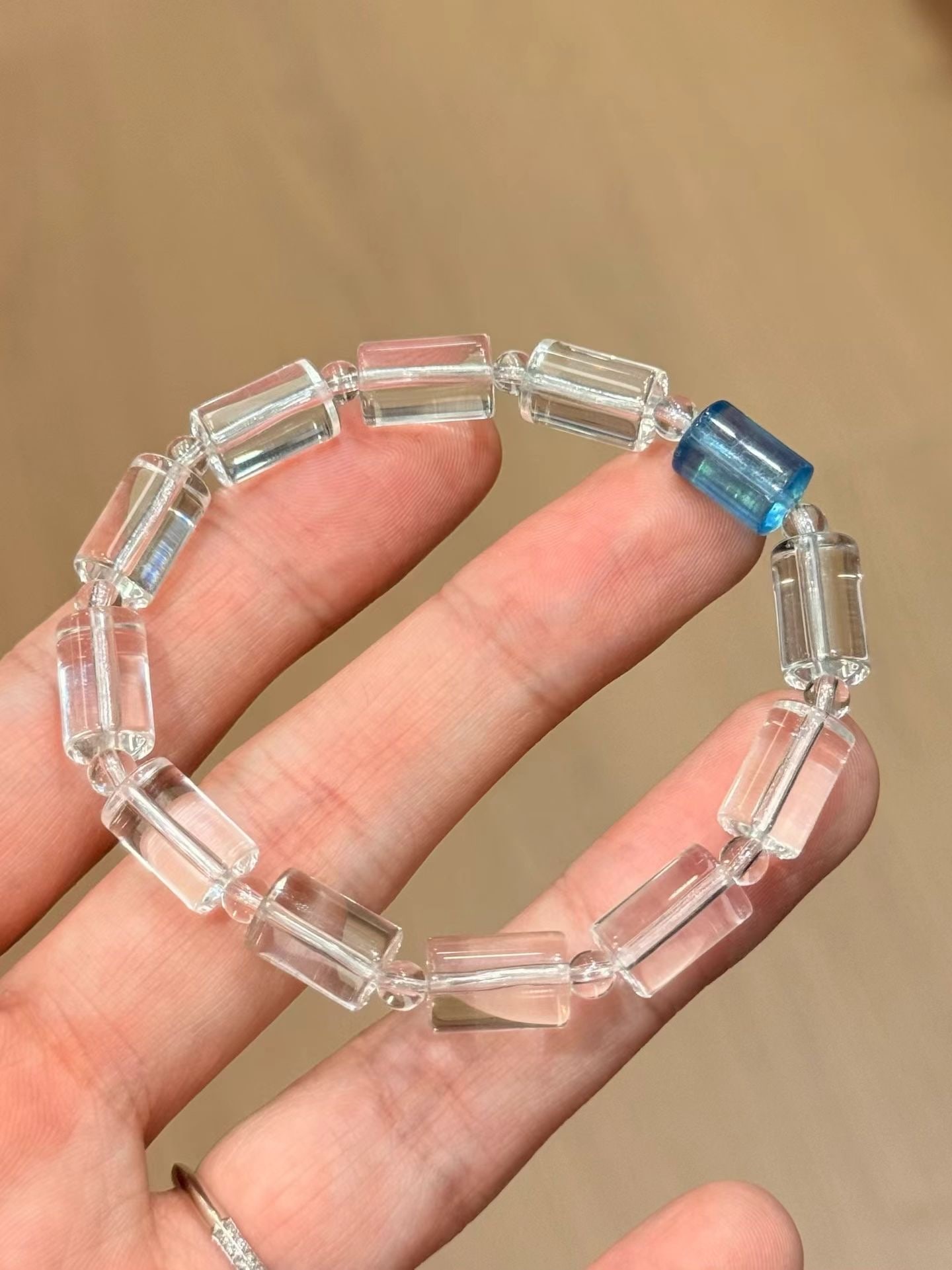 White Crystal Bracelet - 3