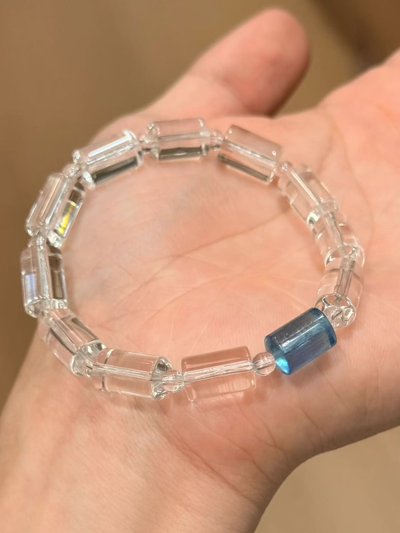White Crystal Bracelet - 4