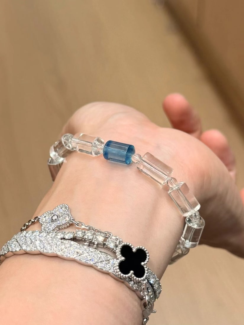White Crystal Bracelet - 6