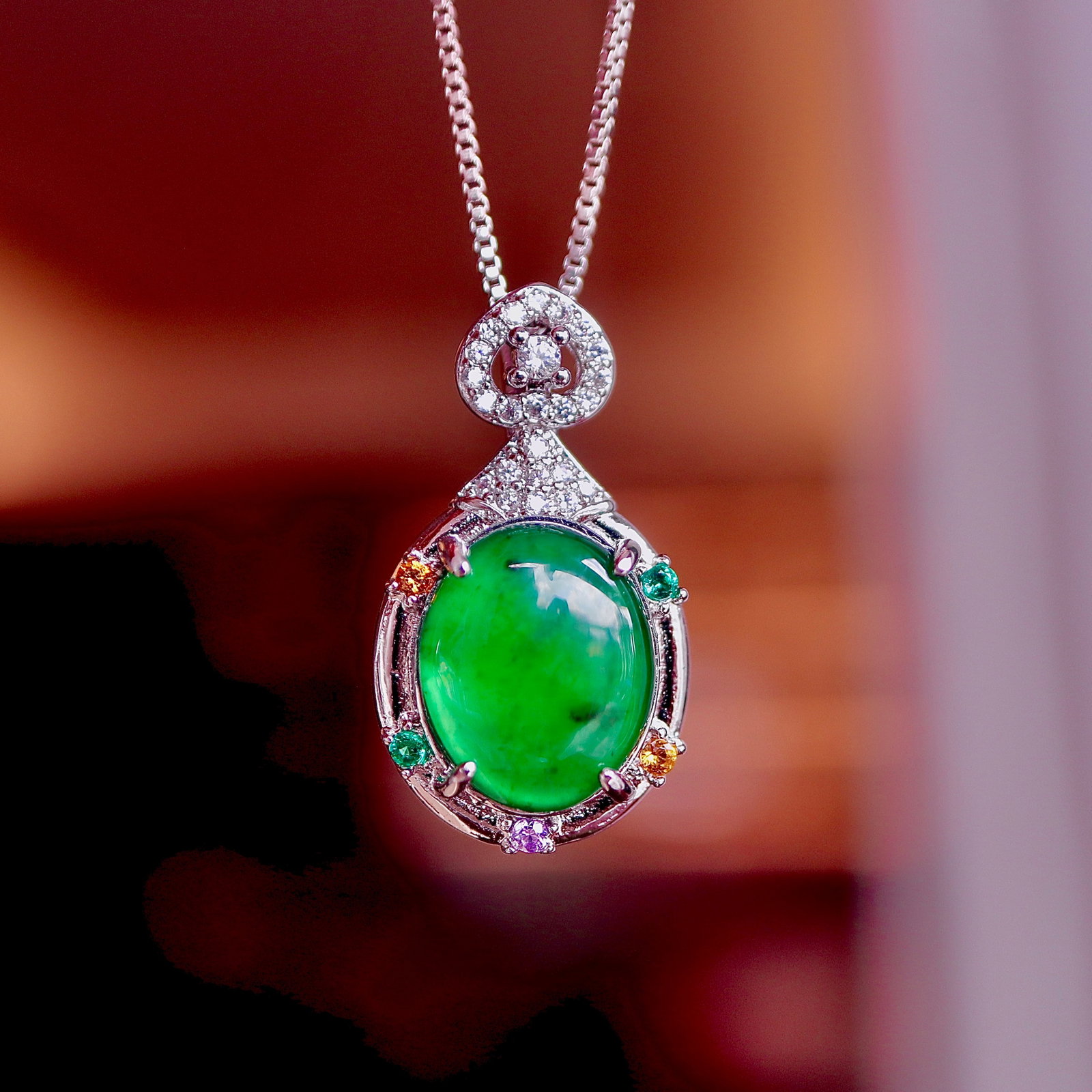 Natural Jadeite Pendant (1 of 8)