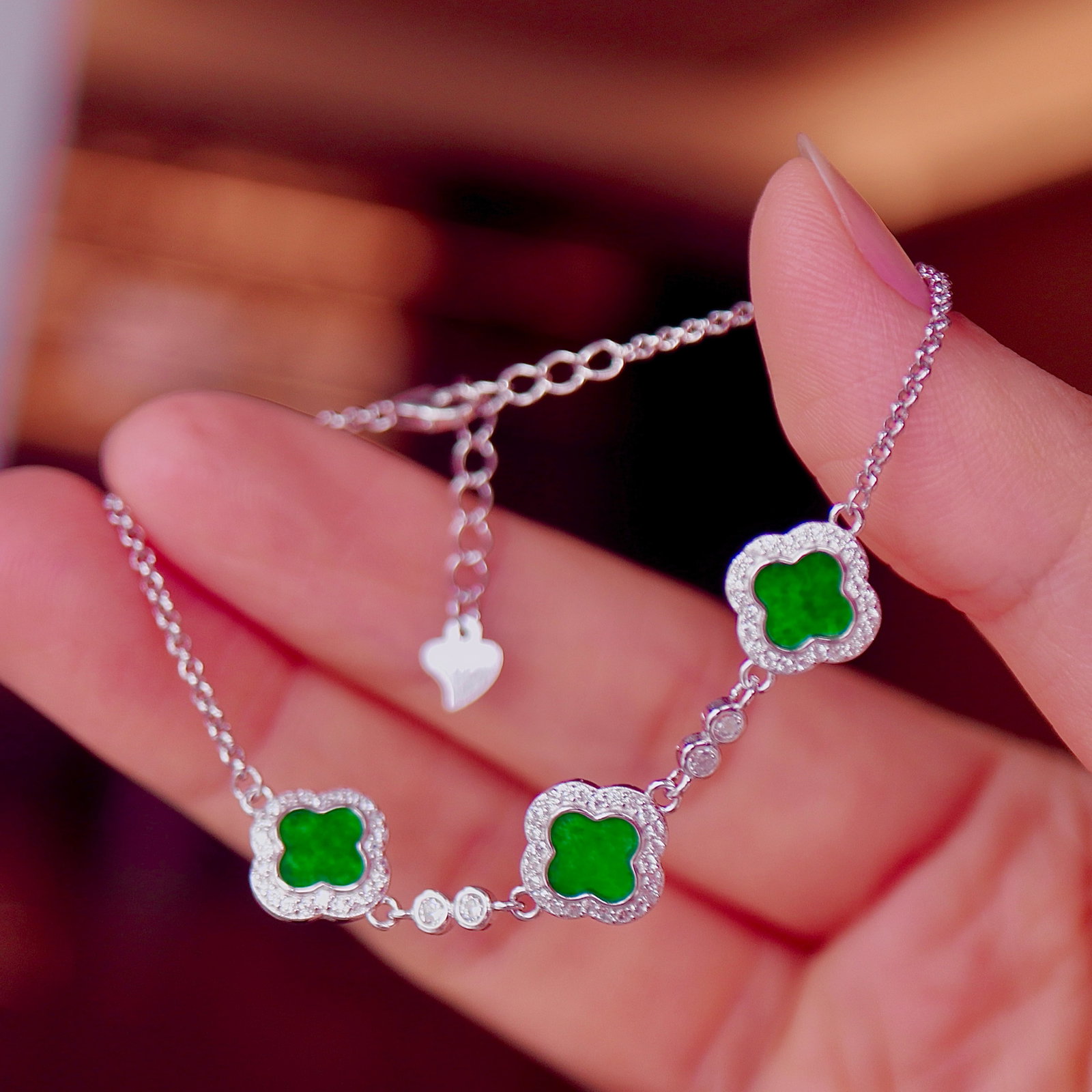 Natural Jade Bracelet - 6