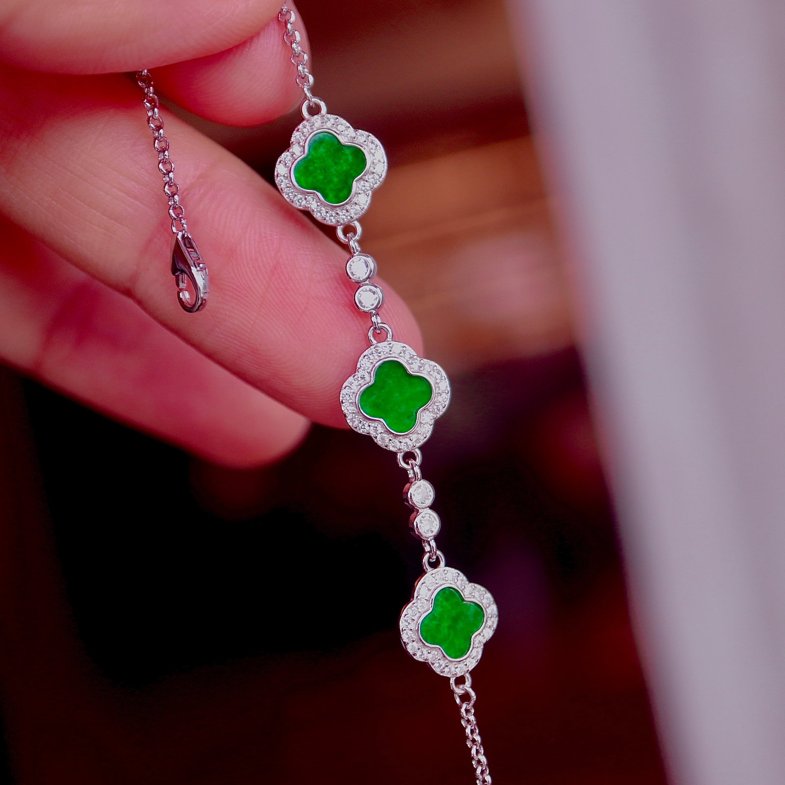 Natural Jade Bracelet - 7