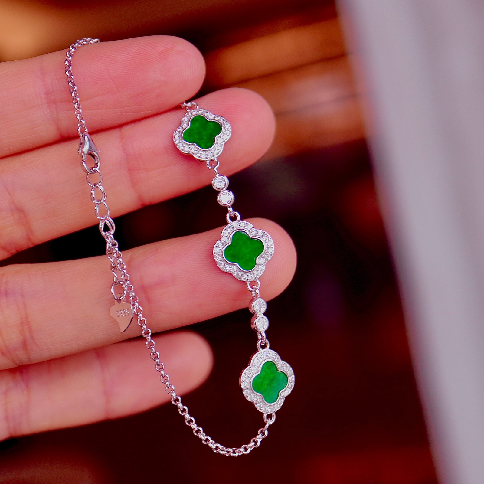 Natural Jade Bracelet - 8