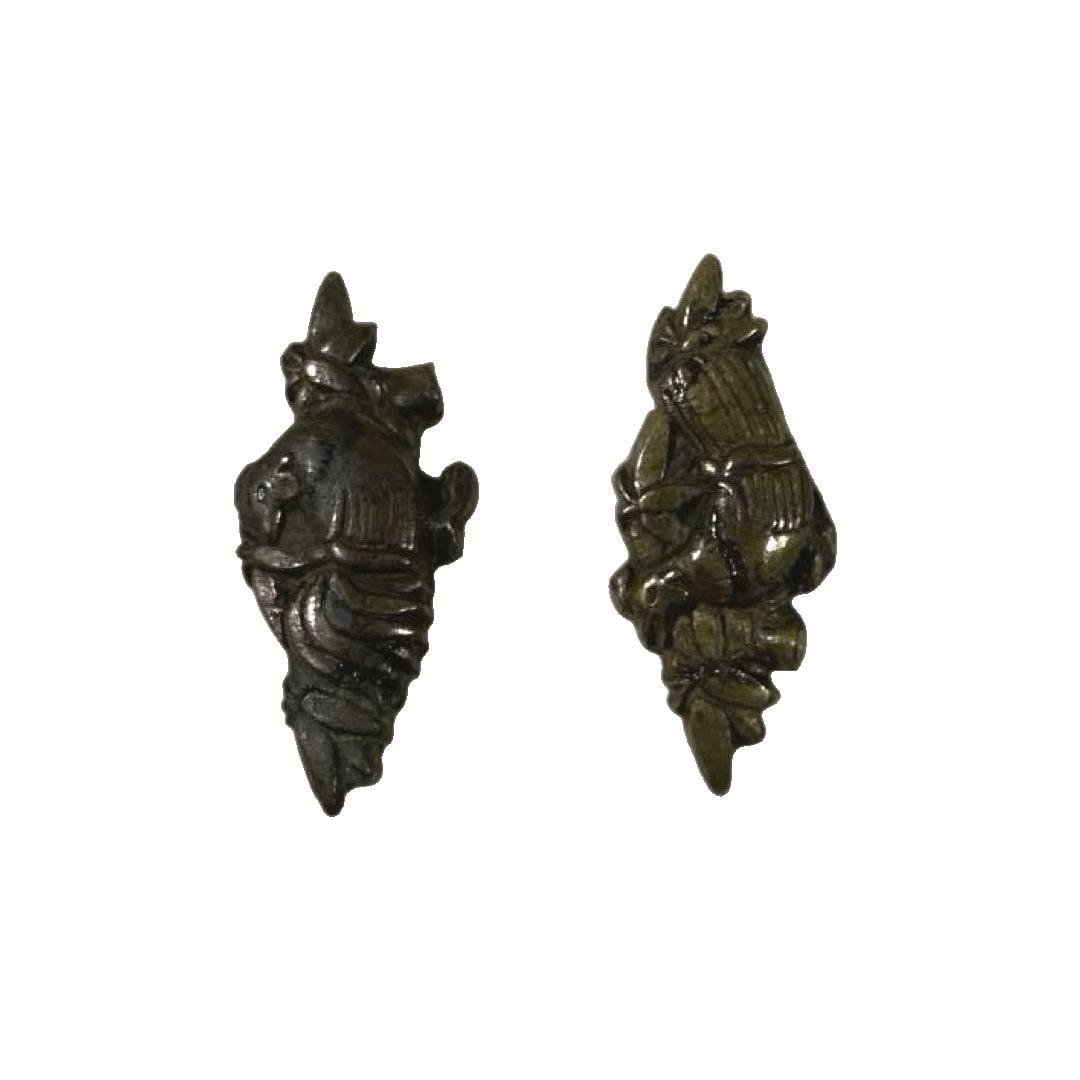 Menuki, armaments, sword fittings, antiques, period items, Japanese artworks, crafts. (1 of 11)