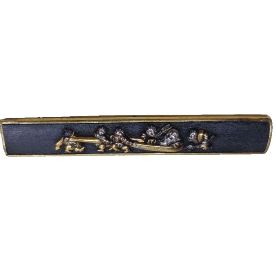 Kozuka Bukuro Shakudo-ji oguro Ratan Koji-zu (1 of 5)