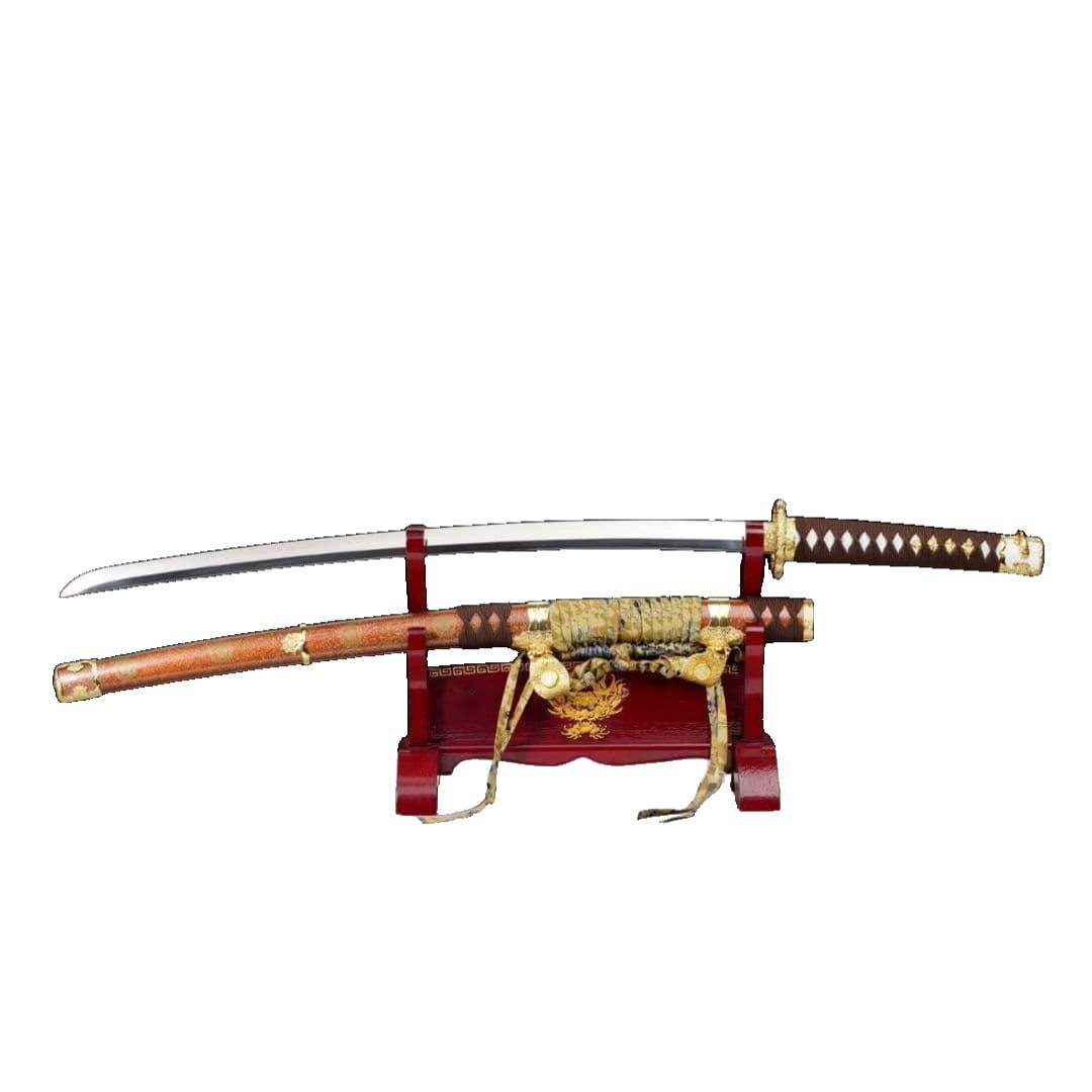 Ding Lan Tachi Copper Fittings Martial Equipment Sword Fittings Replica Sword Decorative Use Gift: Ding Lan Tachi Copper Fittings Arms Sword Fittings Replica Sword Decorative Use Gift Display Piece The blade is made of special alloy and is unsharpened. Total length 105 cm, blade length 73 cm, handl