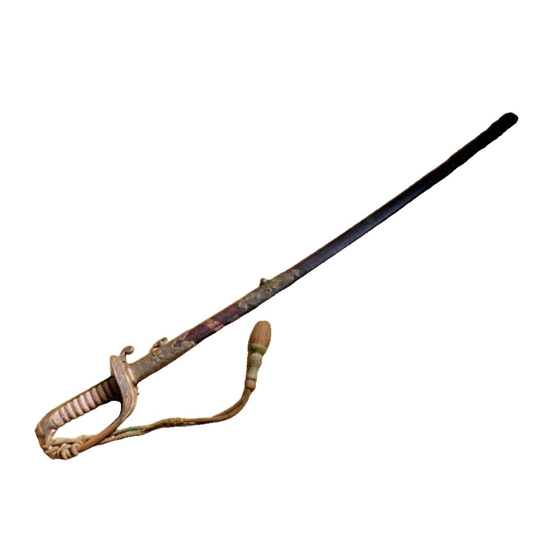 Former Japanese Army Imperial Army Military Sword Command Sword Replica Blade with Sword Knot and (1 of 11)