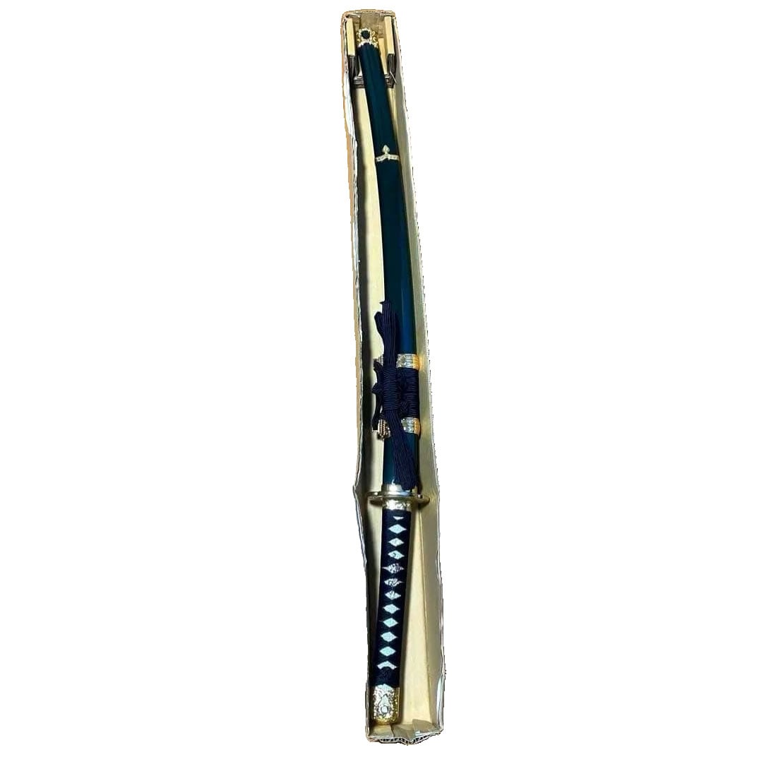 Reproduction Sword, odachi, Tachi, Ishikiri Maru, Sanjo Kokaji Munechika, Deep Green (1 of 5)