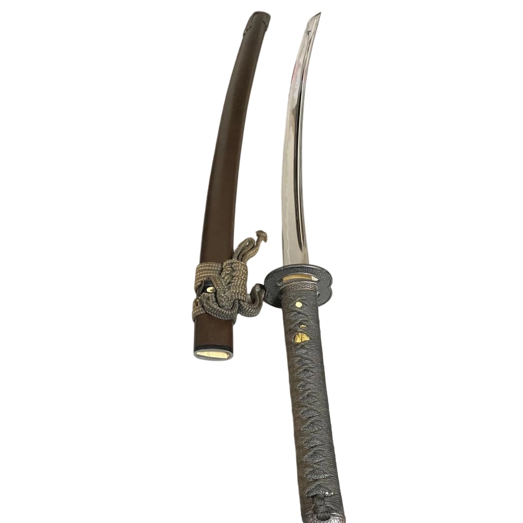 Imitation Sword, Iaito, Fujiwara Kaneshige: Replica Sword, Iaito, Fujiwara Kaneshige There is discoloration. The blade is undamaged.
