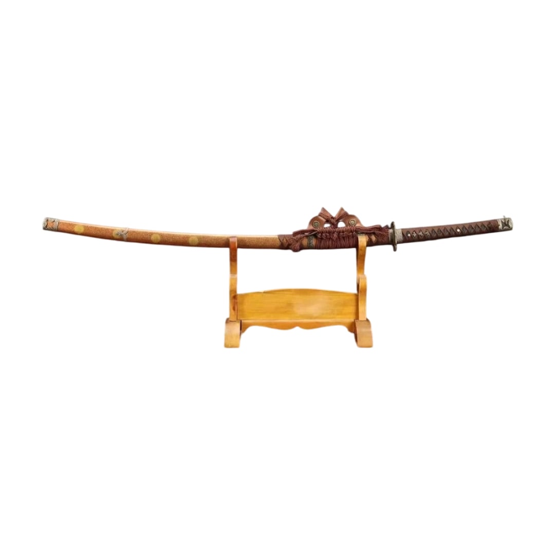 Nodachi, Armor, Sword Fittings, Japanese Sword, Imitation Sword, Alloy Fittings, Collectibles,: Nodachi Military Equipment Sword Mountings Japanese Sword Imitation Sword Alloy Mountings Collectible Decorative Item The blade is made of special alloy, with a total length of 130 cm, blade length of