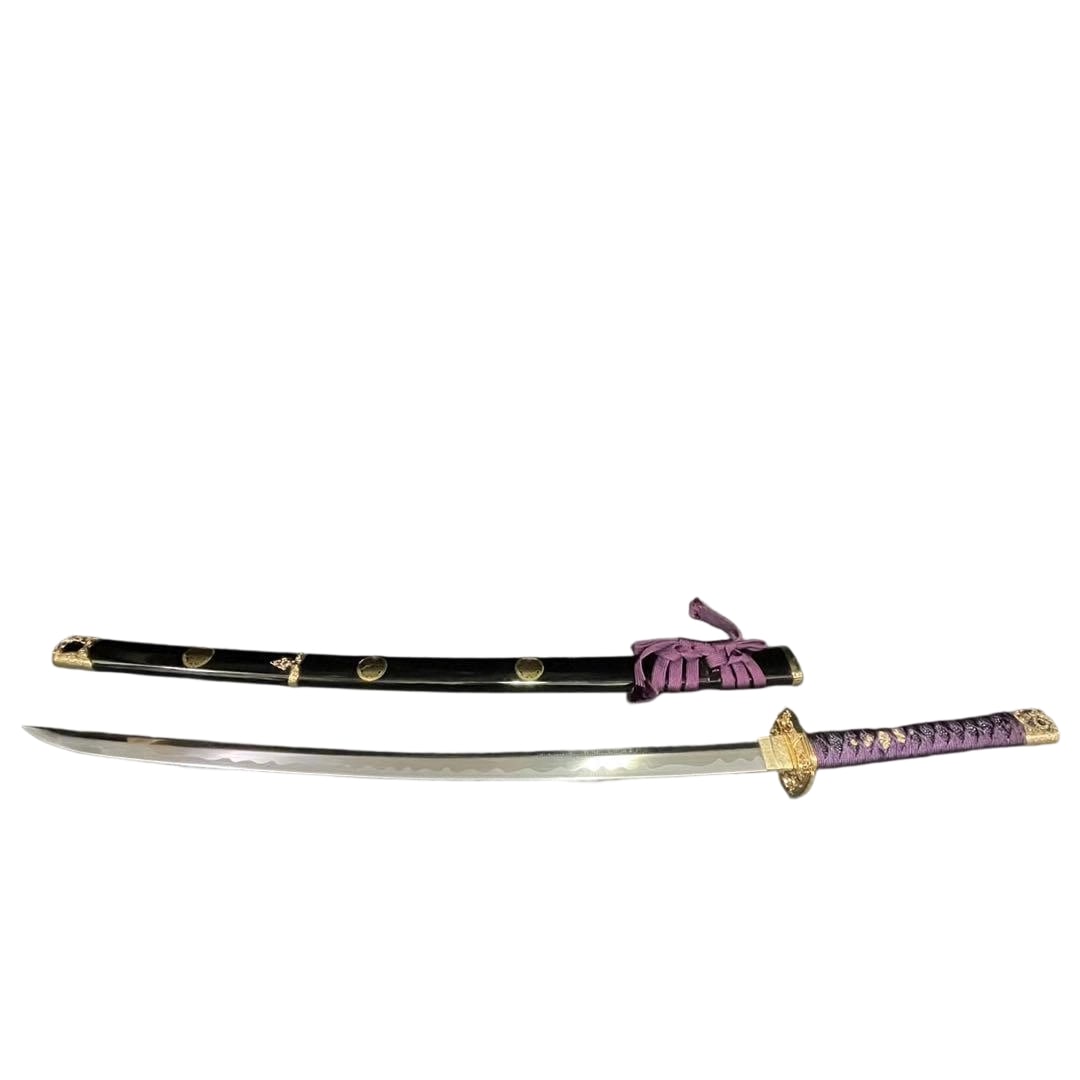 Security Measures Tokugawa Ieyasu Tokugawa Clan Mitsuba Aoi Crest Black Scabbard Gold Fittings (1 of 20)
