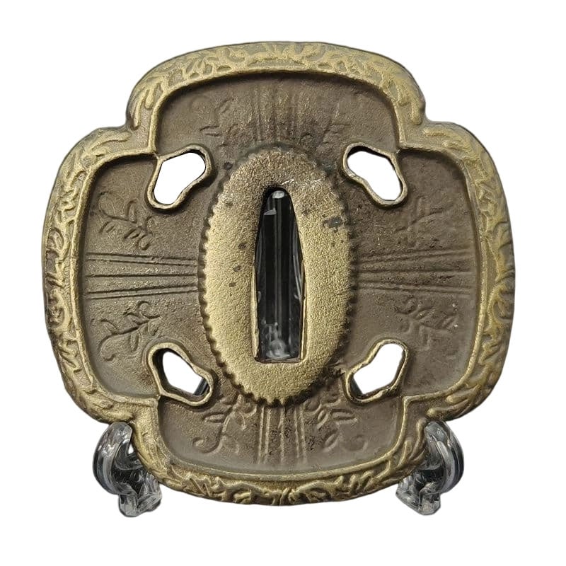Tsuba, Alloy, Modern Piece. Tsuba, Sword Art, Japanese Sword Fittings. (1 of 7)