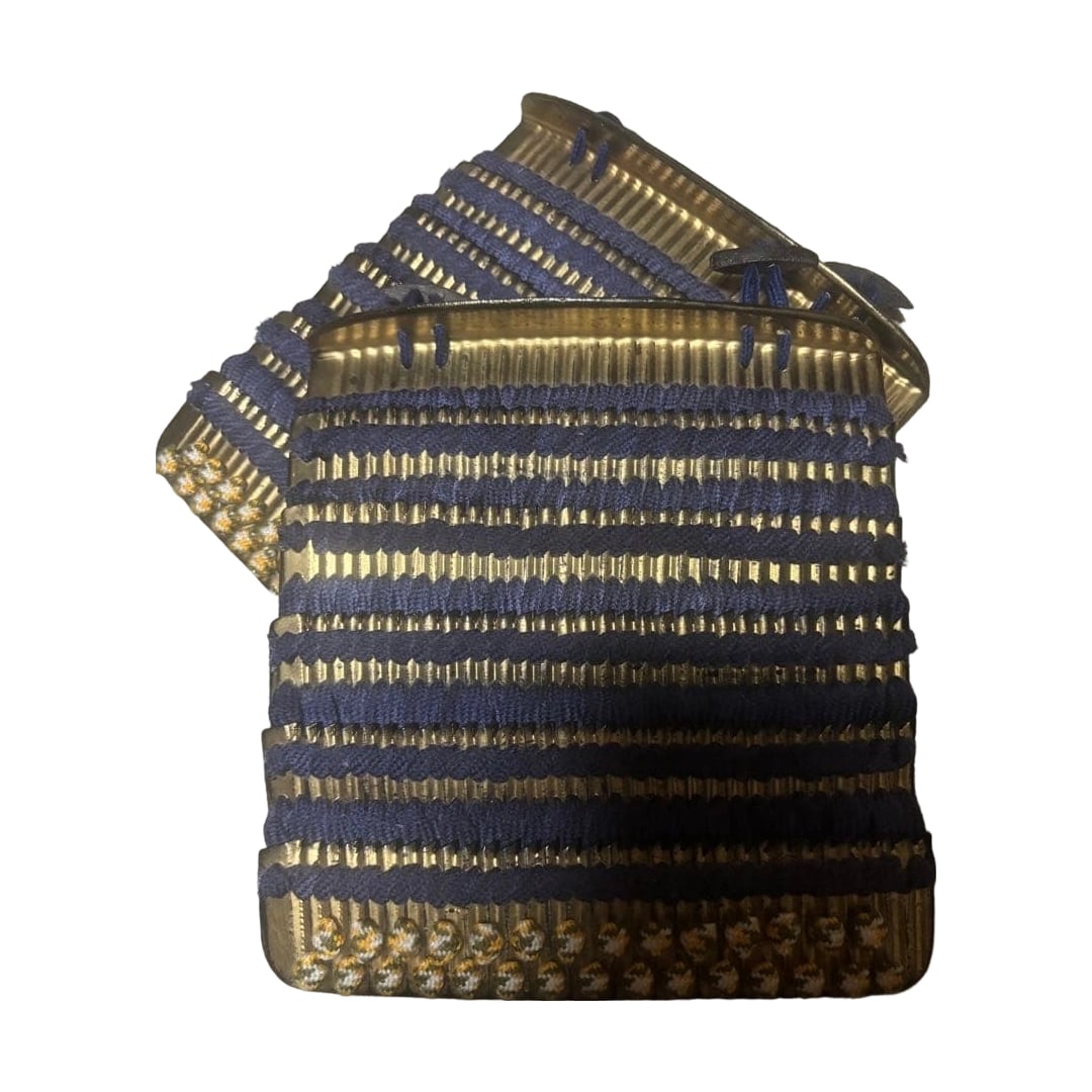 Gold-lacquered small-scale six-tiered sleeve armor, armament, armor, helmet, gusoku. (1 of 7)