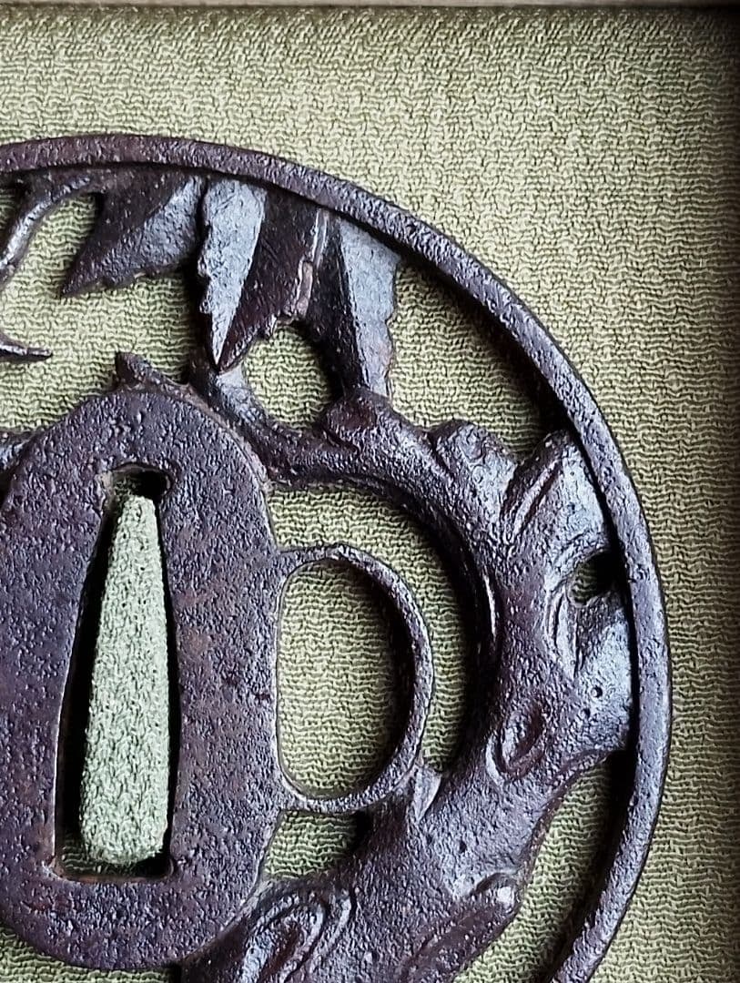 Sword, openwork, wood. - 9