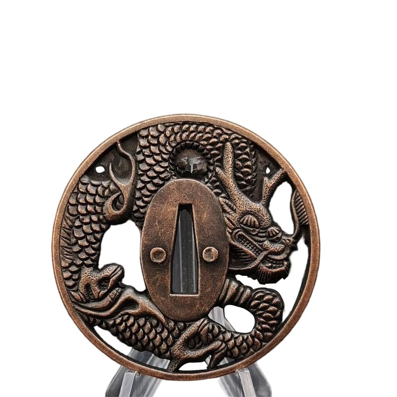 Tsuba, Alloy, Modern Piece. Tsuba, Sword Guard, Japanese Sword Fittings. (1 of 7)