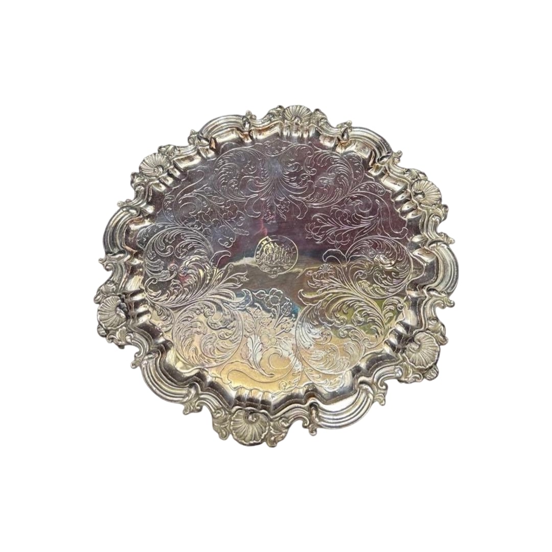 Old Sheffield Plate Tray (1 of 5)