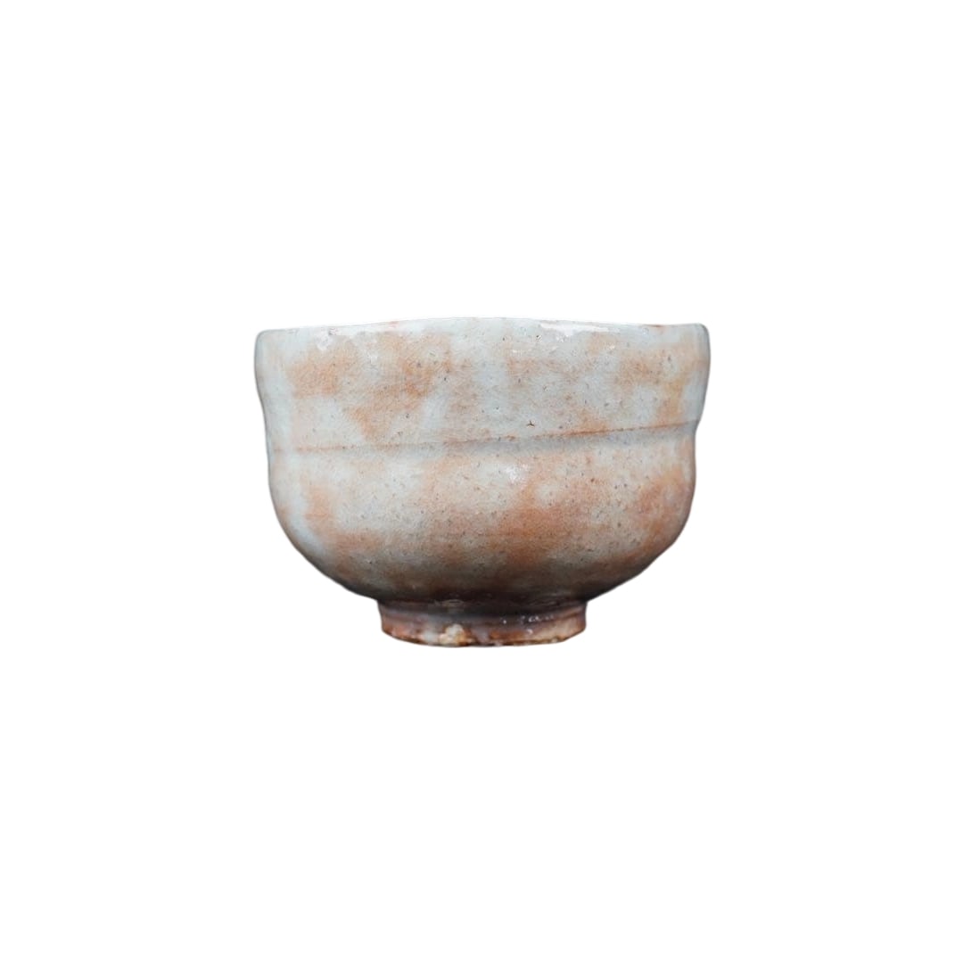 Tenpozan Hirose Tanga Hagi-yaki Chawan Tomobako Chadogu: Tenpozan Hirose Tanga Hagi Ware Tea Bowl with Tomobako (Original Box) Tea Ceremony Utensil Height 8cm Width 11.8cm Accompanied by Tomobako, Tomobukuro (Original Cloth), and Shiori (Bookmark)