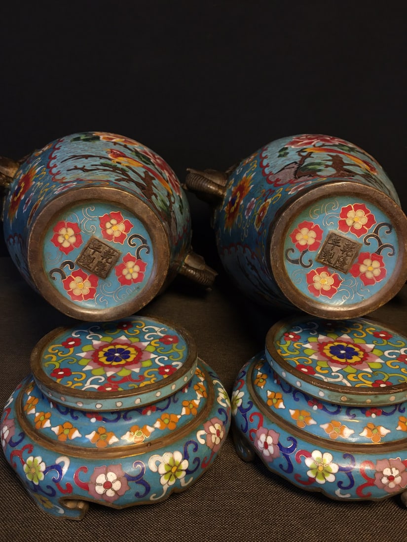 Cloisonne Vase - 10
