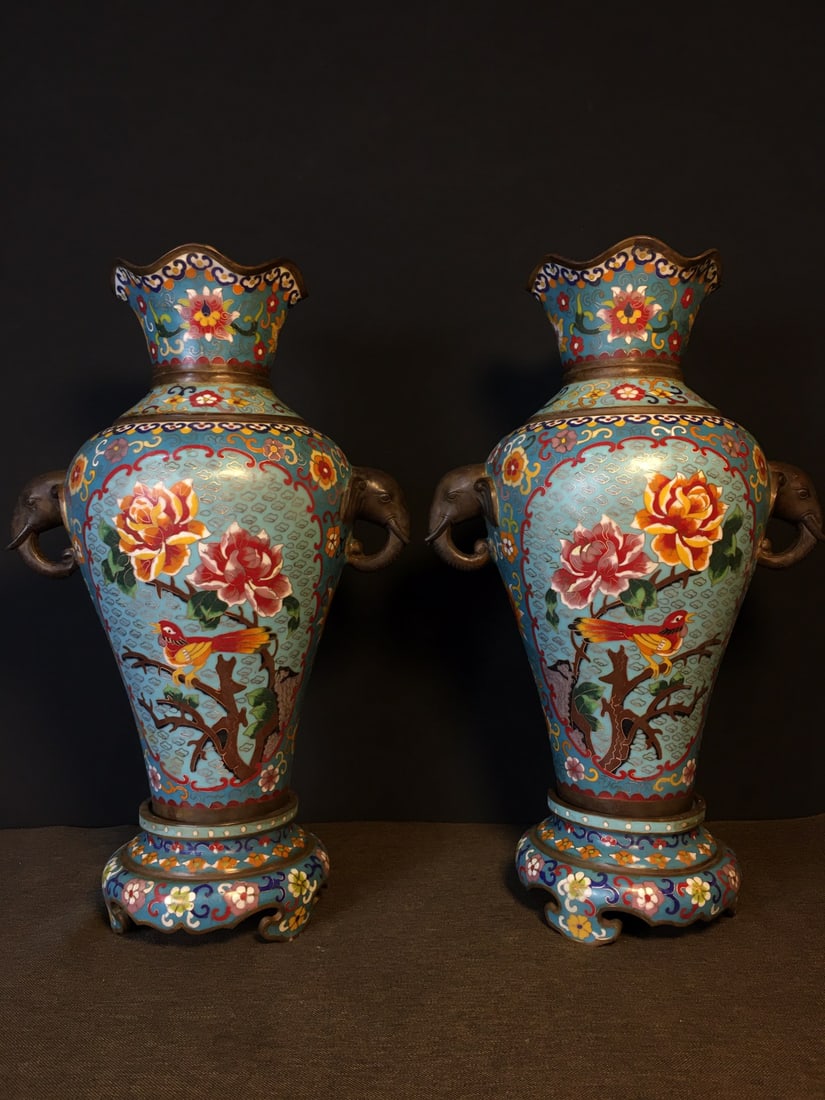 Cloisonne Vase - 2
