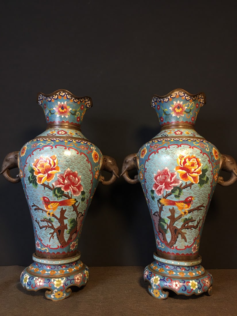 Cloisonne Vase - 4
