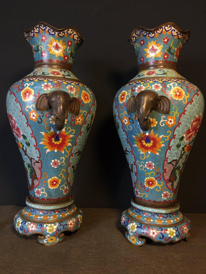 Cloisonne Vase - 5