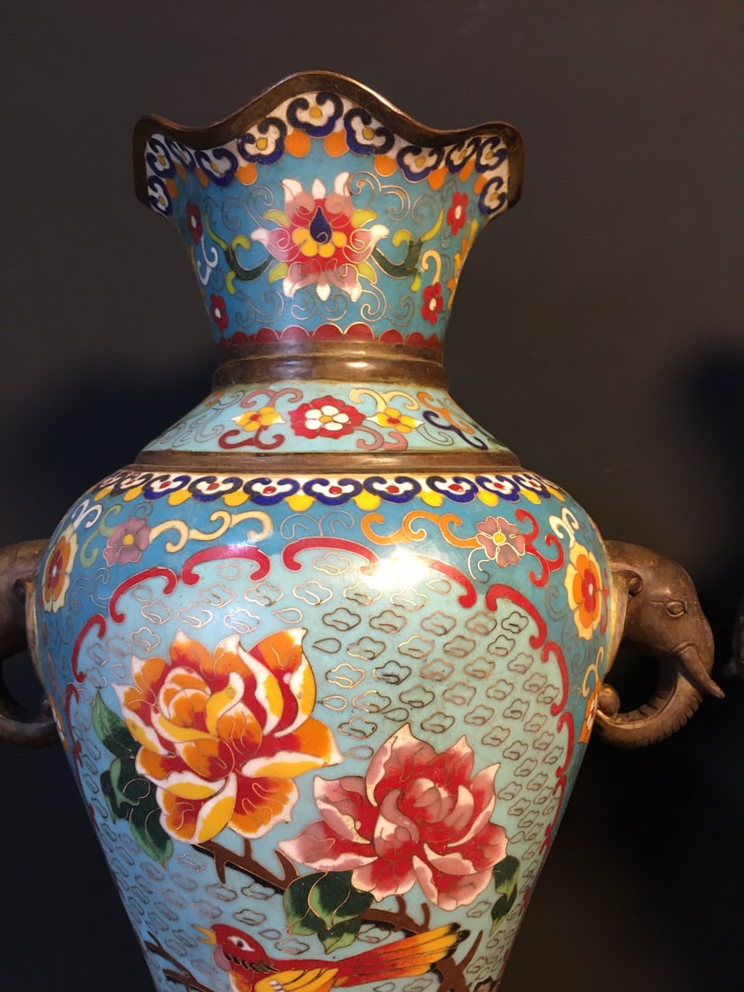 Cloisonne Vase - 6