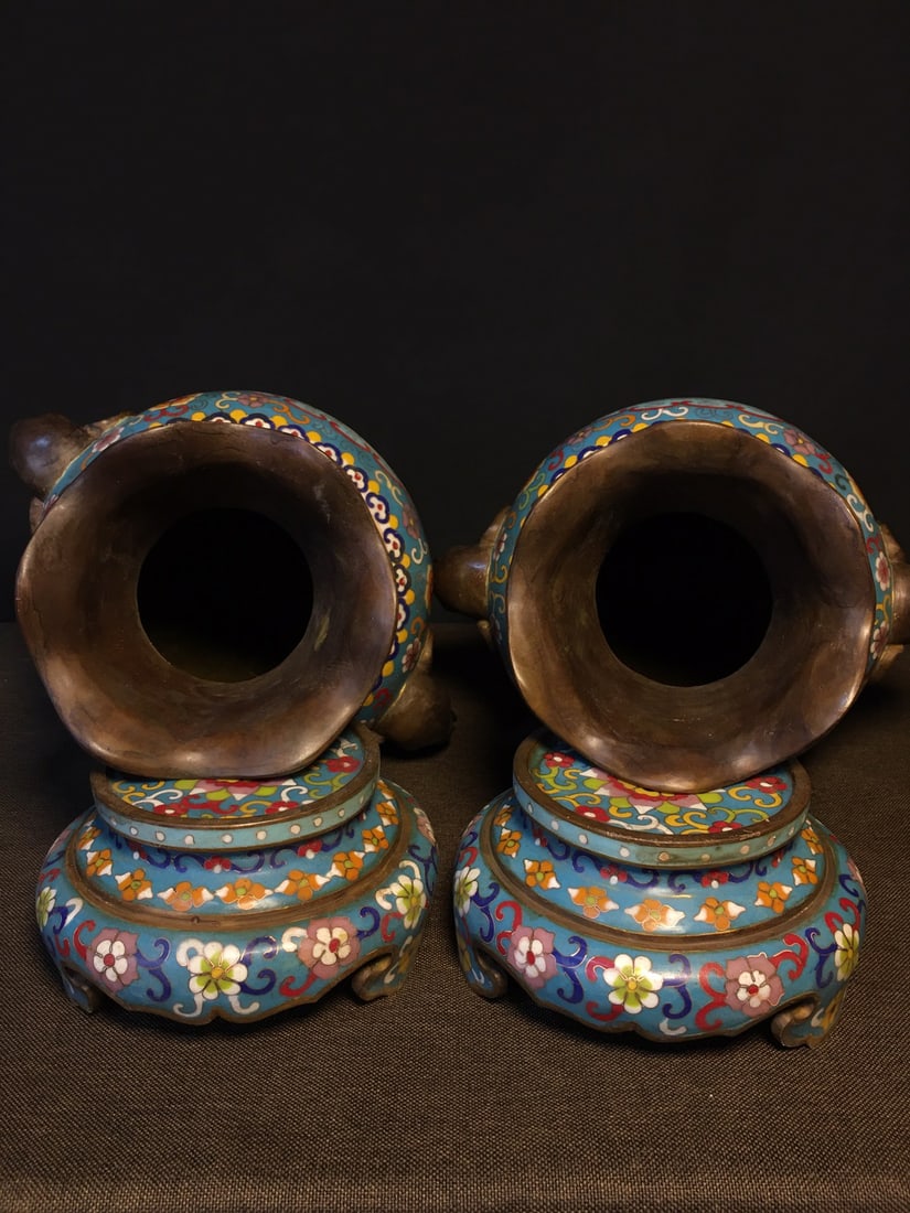 Cloisonne Vase - 9