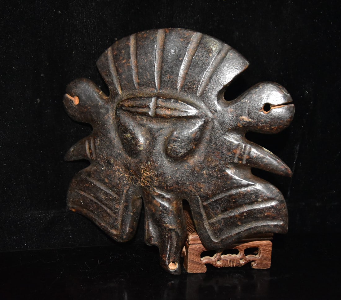 Old Jade Opera Mask - 5