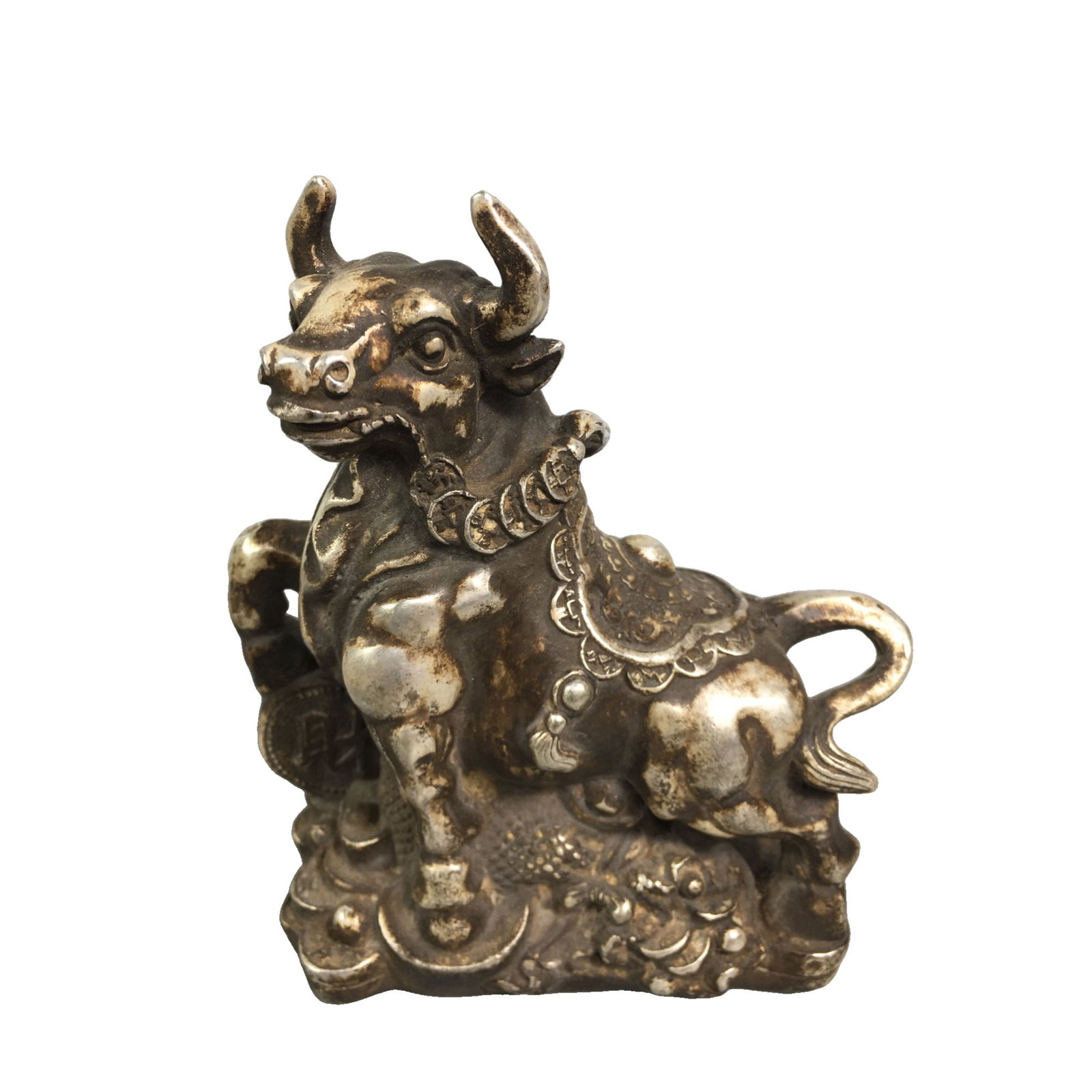 Silver 'Ma Tian Fa Cai' Ornament (1 of 10)