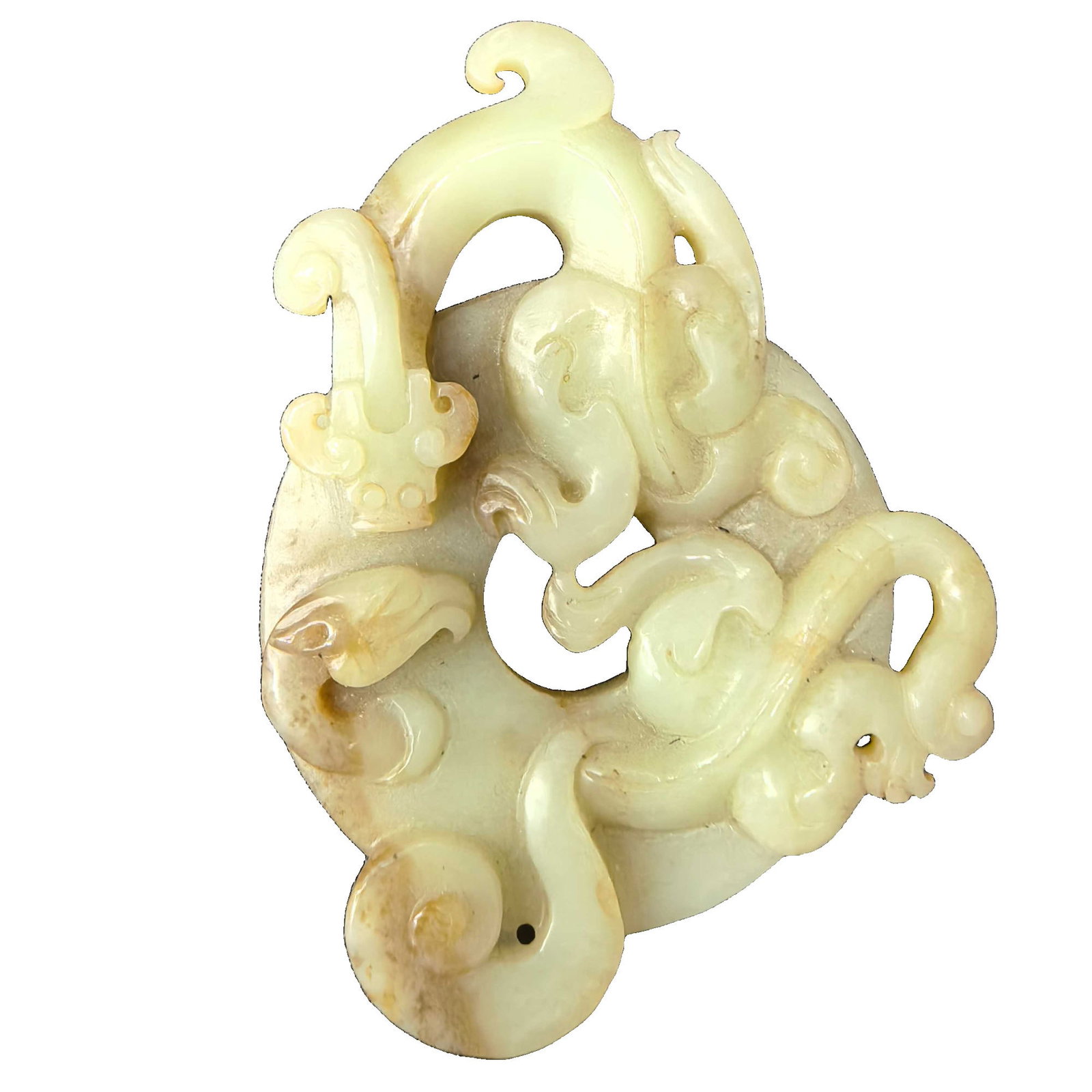 Hetian Jade Dragon Bi (1 of 5)