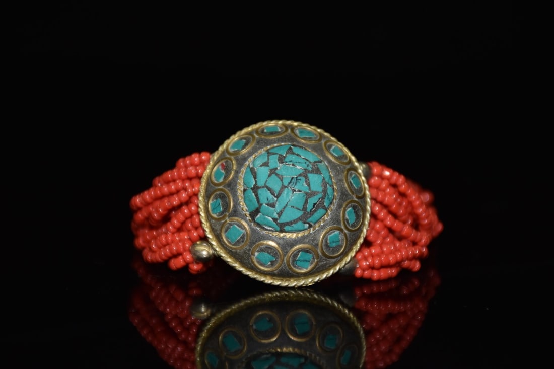 Old Pine Stone Ruby Bracelet - 2