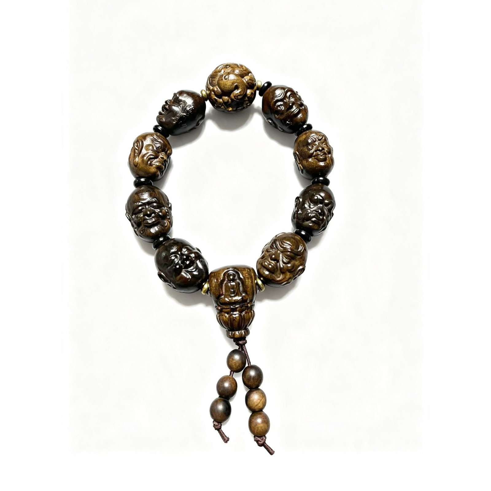 Brunei Agarwood Carved Bracelet (1 of 8)