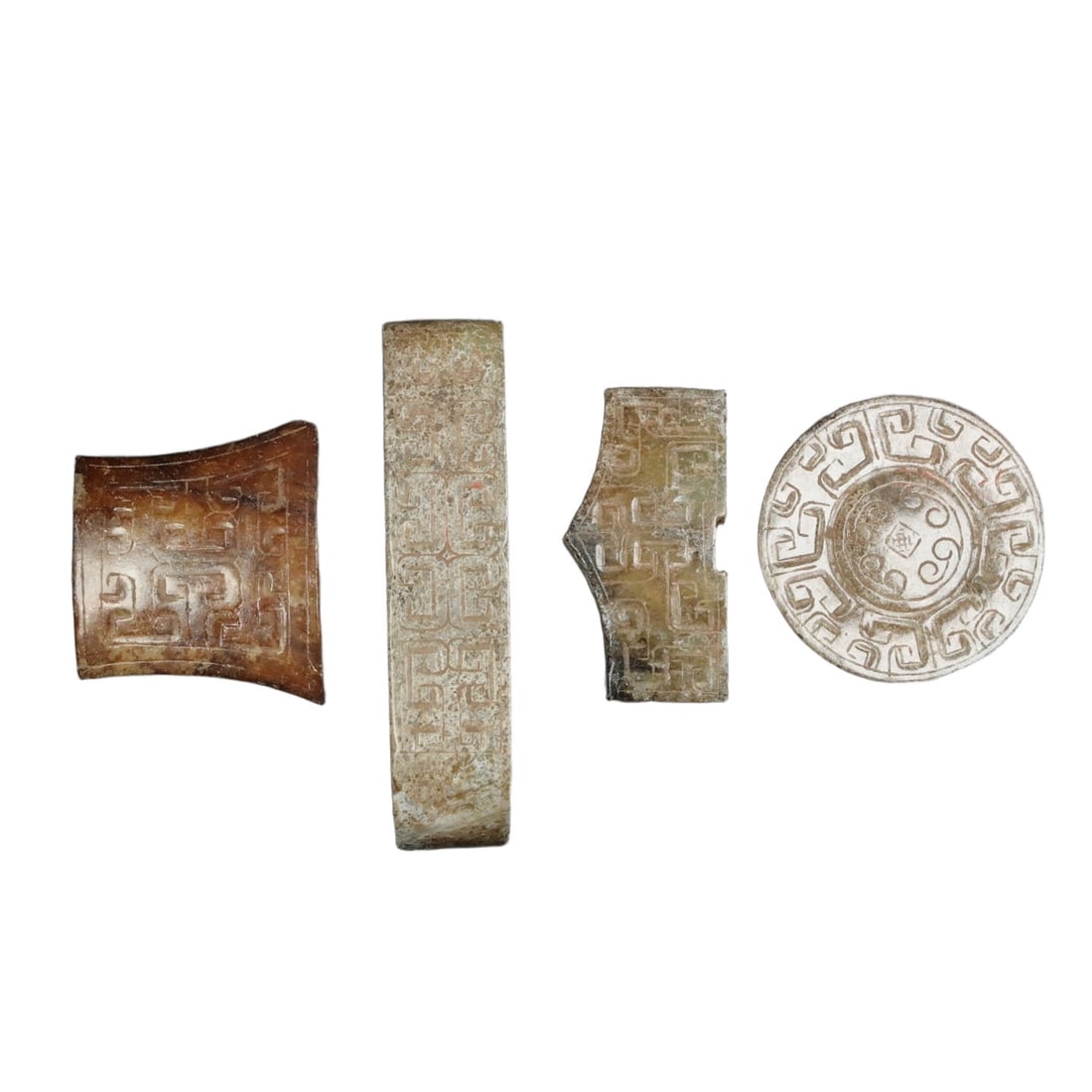 Hetian Jade Sword Ornament: This Hetian jade sword ornament features delicate and oily jade quality, with an aged patina that showcases its unique artistic charm and historical significance. The exquisite craftsmanship and