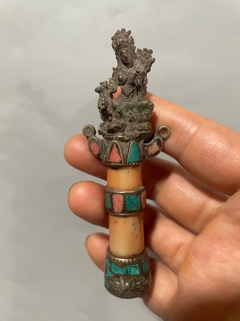 Copper Buddha Pendant - 2