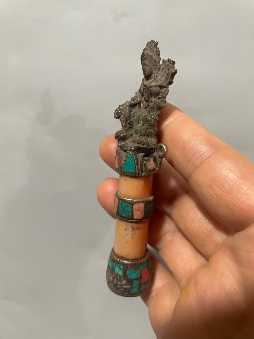 Copper Buddha Pendant - 3