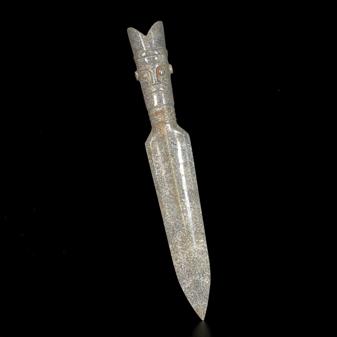 Hetian Jade Spearhead - 3