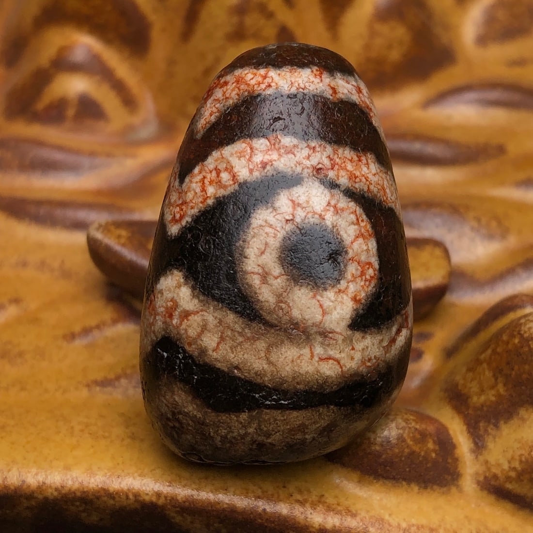 Three-eyed Dzi Beadd - 2
