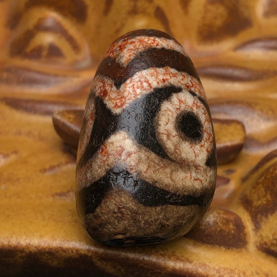 Three-eyed Dzi Beadd - 7