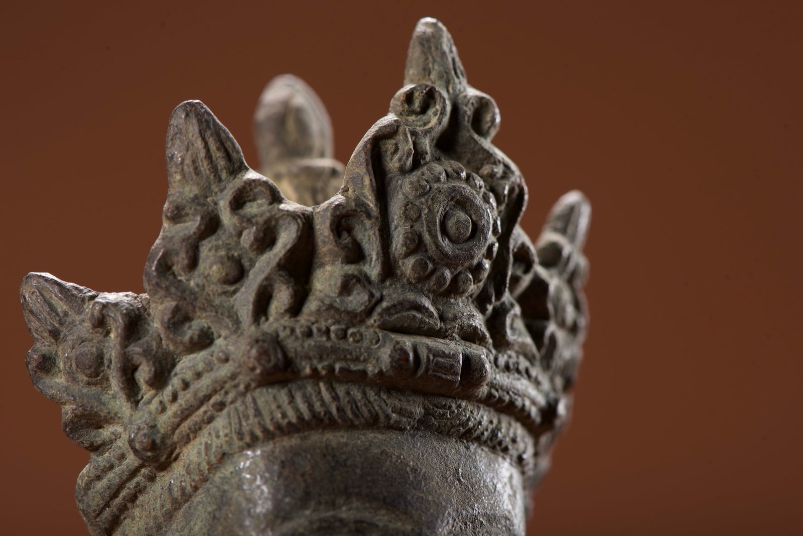 Copper Guanyin Head - 3