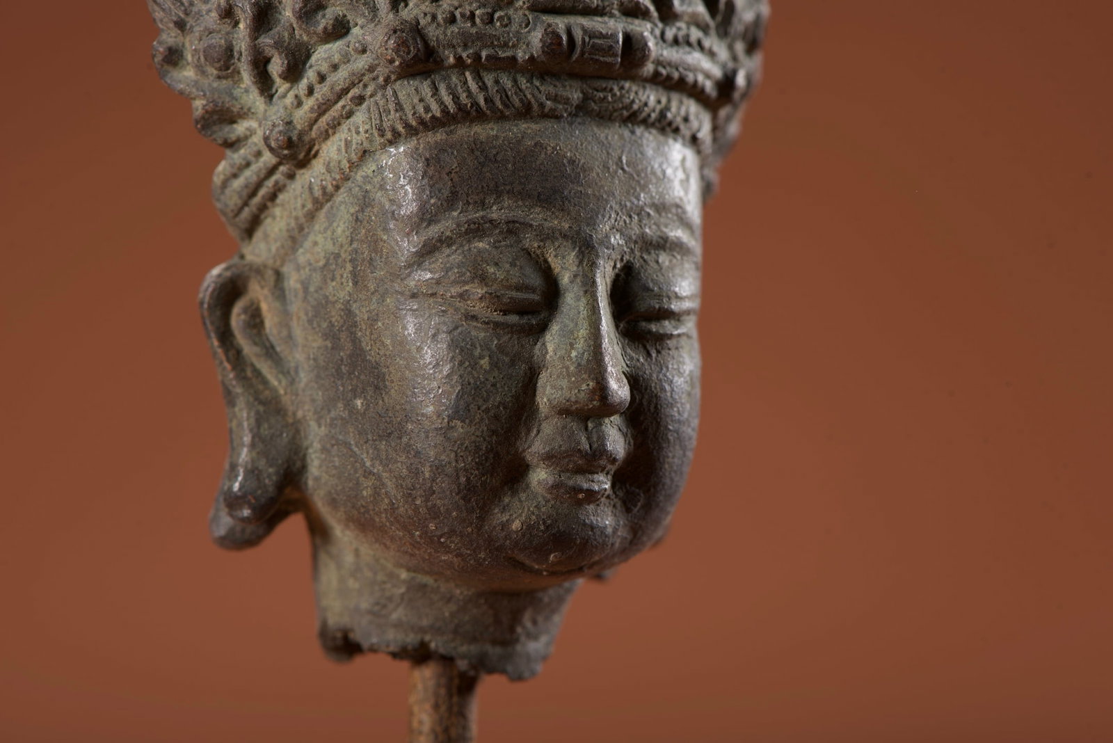 Copper Guanyin Head - 4