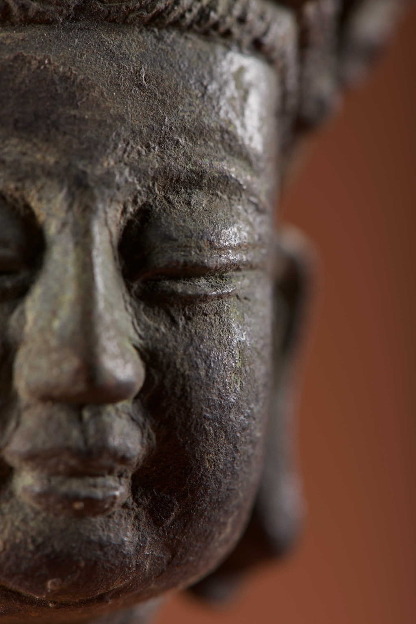 Copper Guanyin Head - 5
