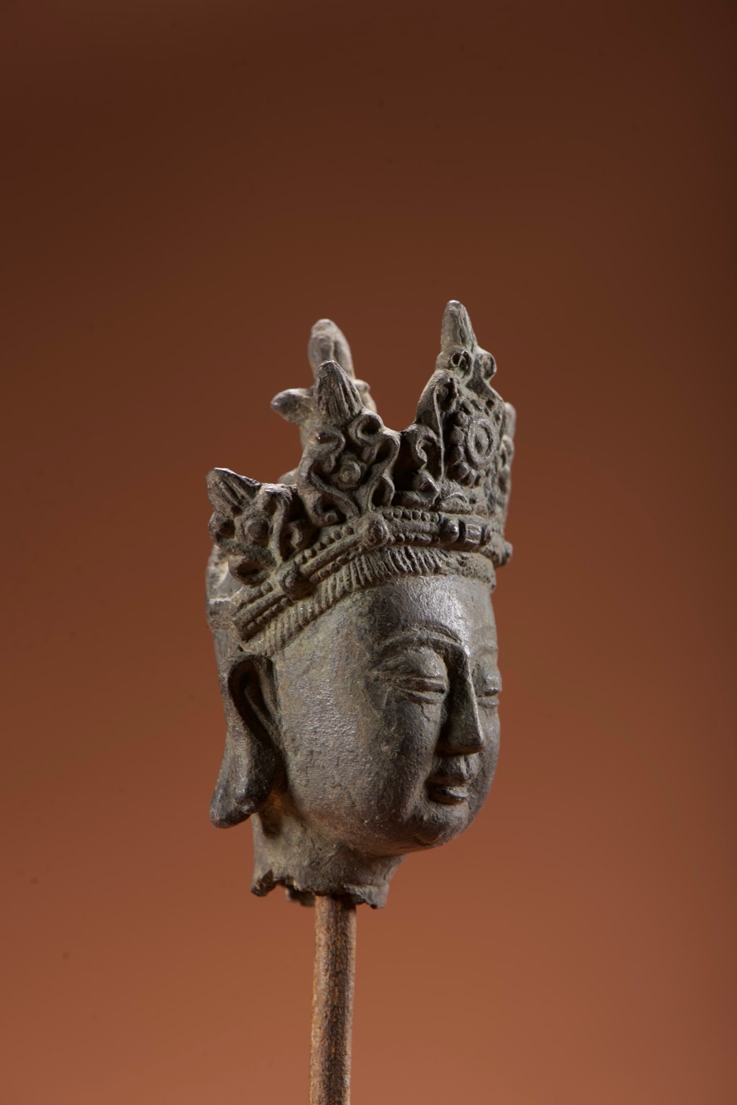 Copper Guanyin Head - 6